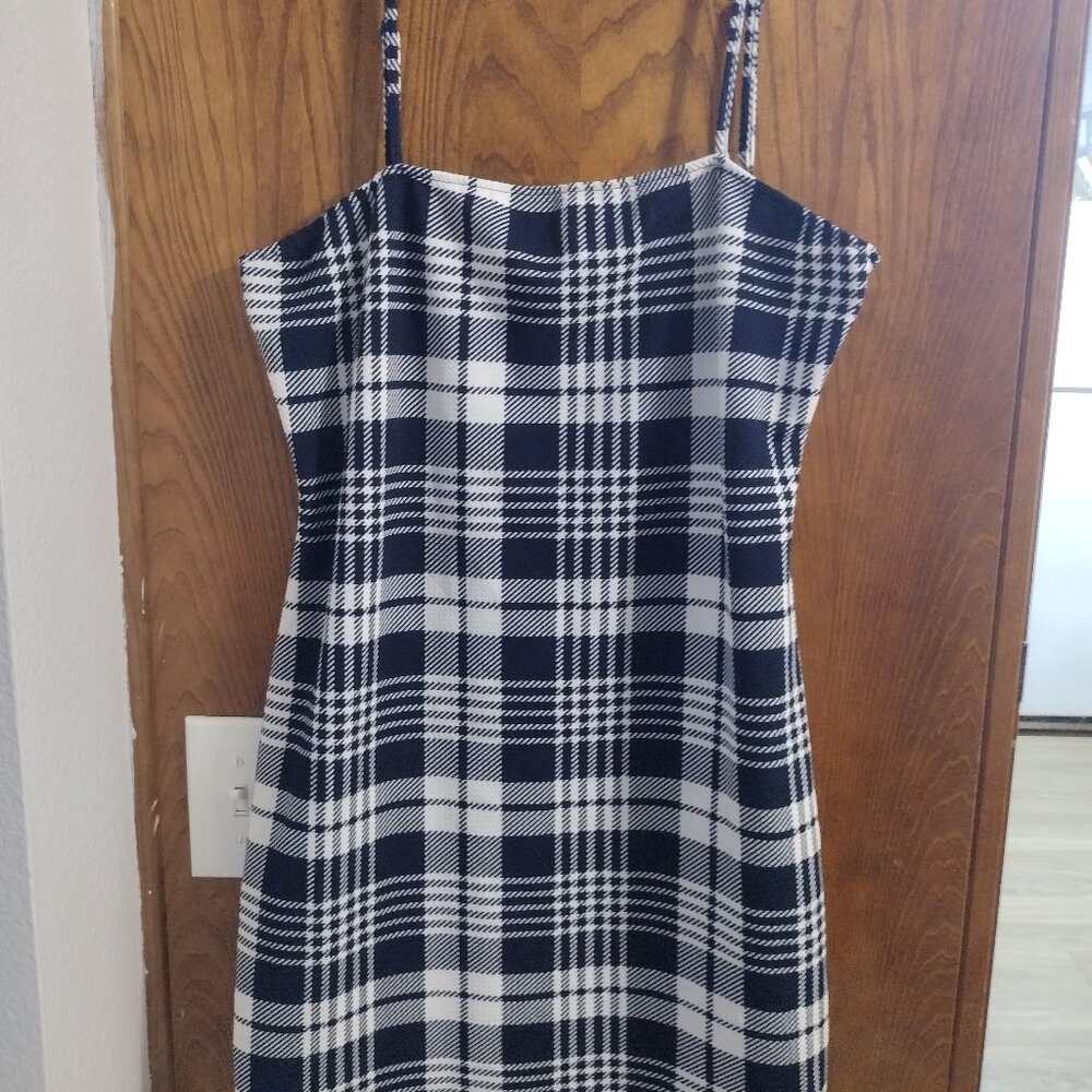 Shein Curve Plaid Mini Slip Dress 1XL Y2K Style